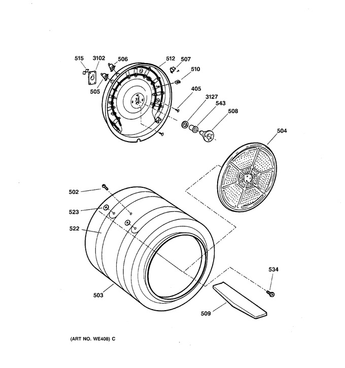 Diagram for DPXB515EB0CC