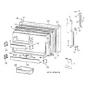 Diagram for 1 - Freezer Door