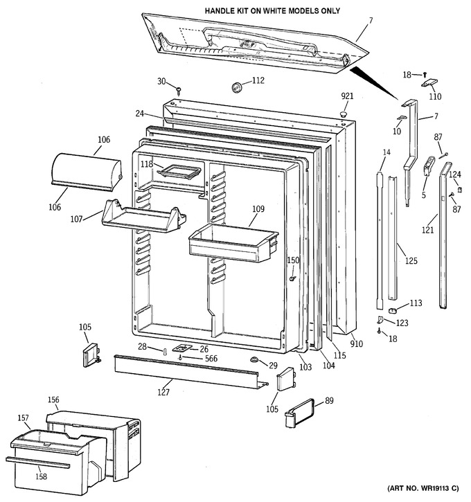 Diagram for TBE25PASHRWW