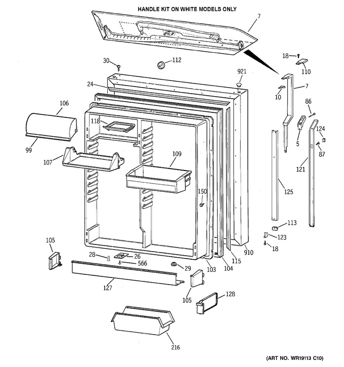 Diagram for TBH19PAXTRWW