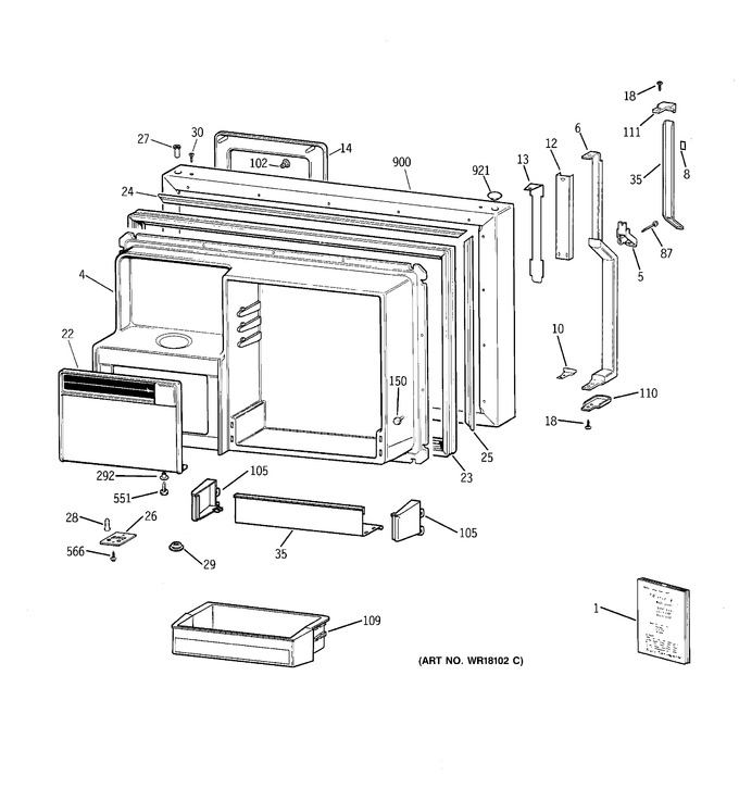 Diagram for TBX25PCSKLAA