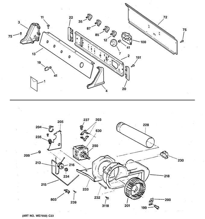 Diagram for DWXR473GT5WW