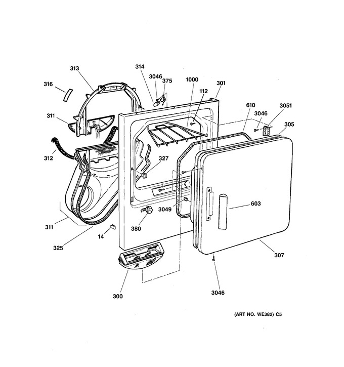 Diagram for DPSQ495ET6WW
