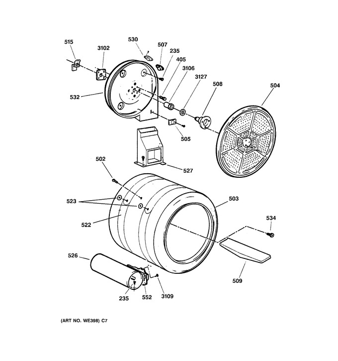 Diagram for DPSF495GW0AA