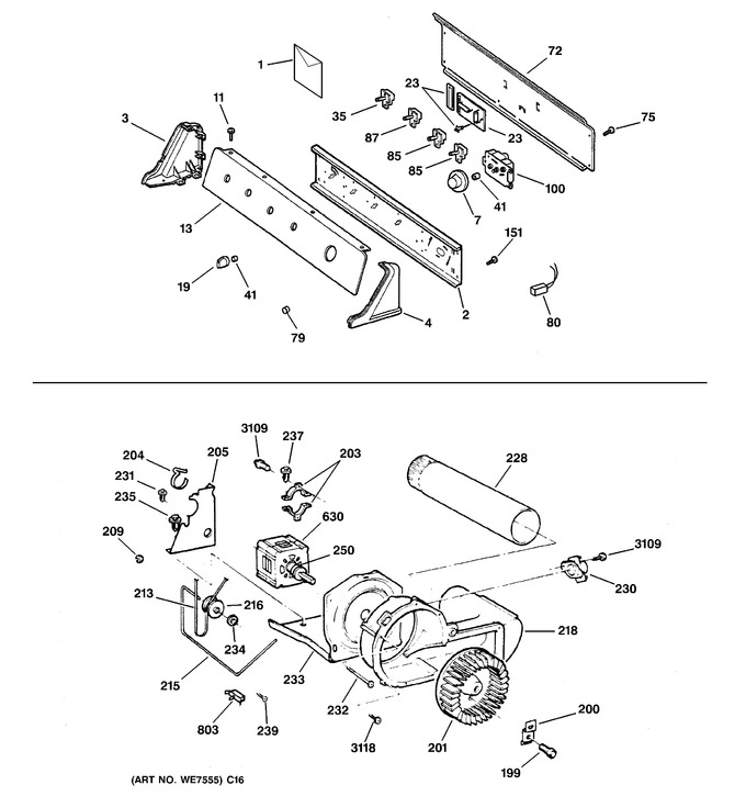 Diagram for DPSR405GA1WW