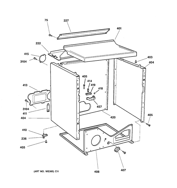 Diagram for DWXR473ET5WW