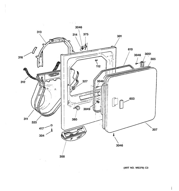 Diagram for BWXR473GT5WW