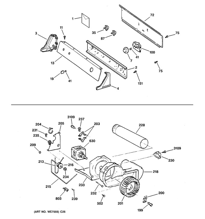 Diagram for NBXR463GB0WW