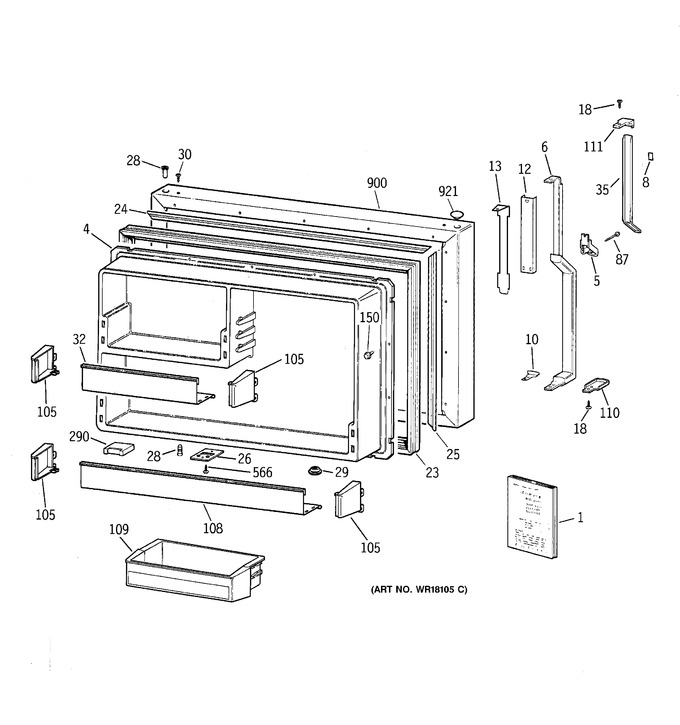 Diagram for TBE19PASNRWW