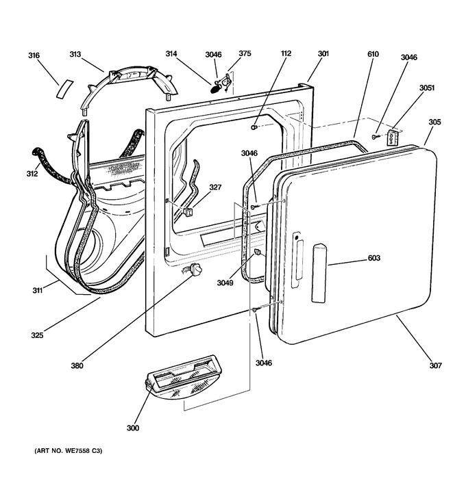 Diagram for DBXR453EA0CC