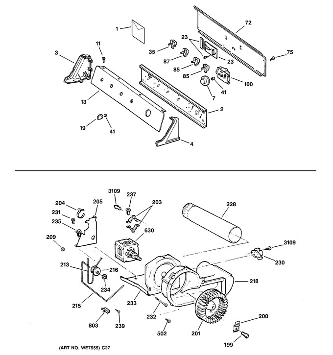 Diagram for DWSR405EB0CC