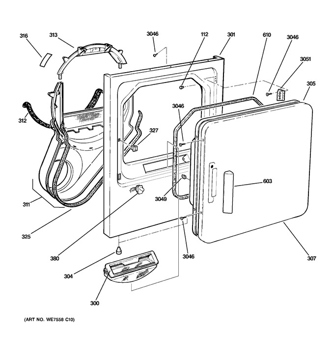 Diagram for DWSR483GB0WW