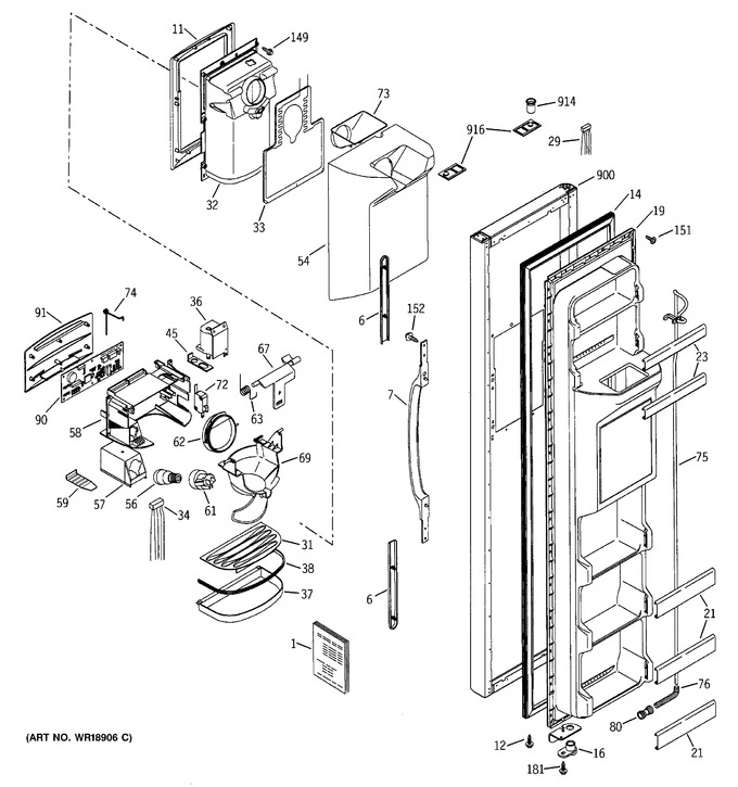 Diagram for RSG25KEMBFWW