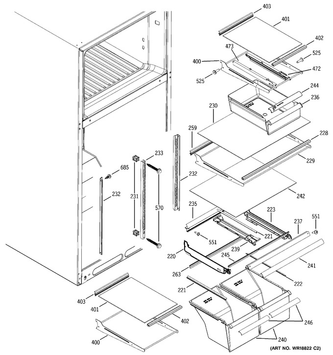 Diagram for GTH18IBMCRWW