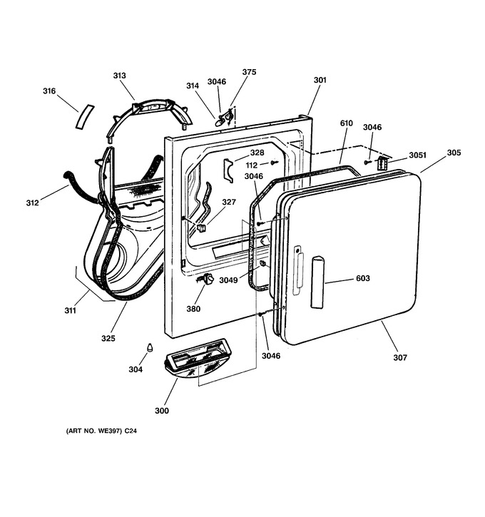 Diagram for DBSR453GA1AA