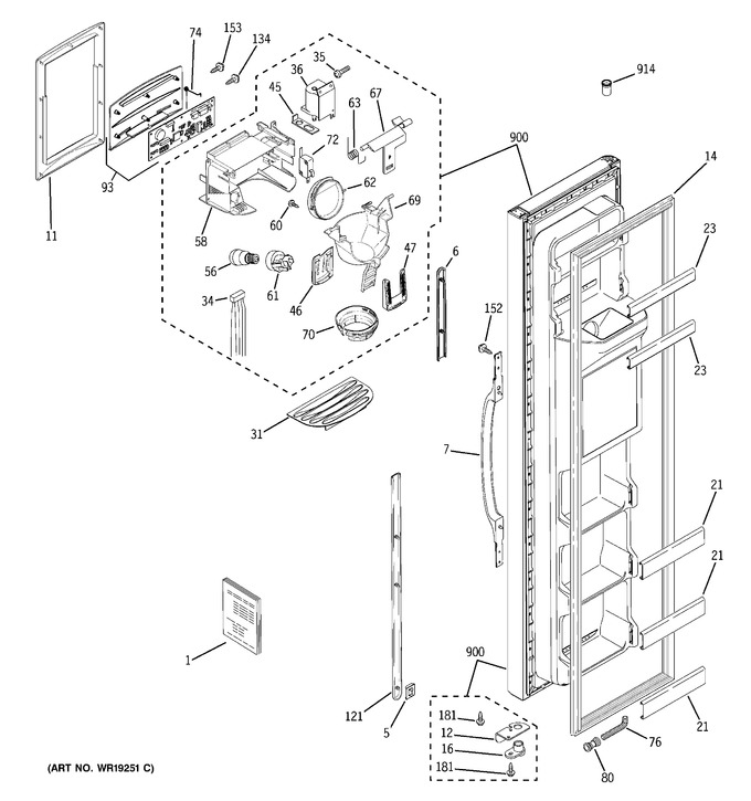 Diagram for PSA25MIPAFWW