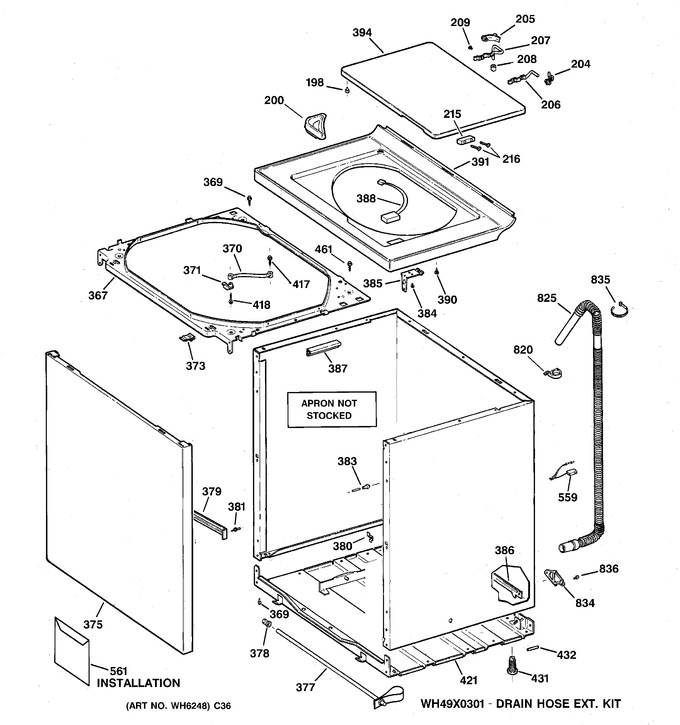 Diagram for WMSE3140A3WW