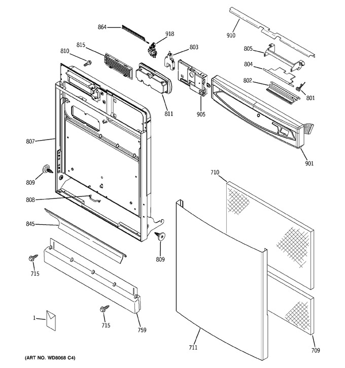Diagram for PDW7300G00WW
