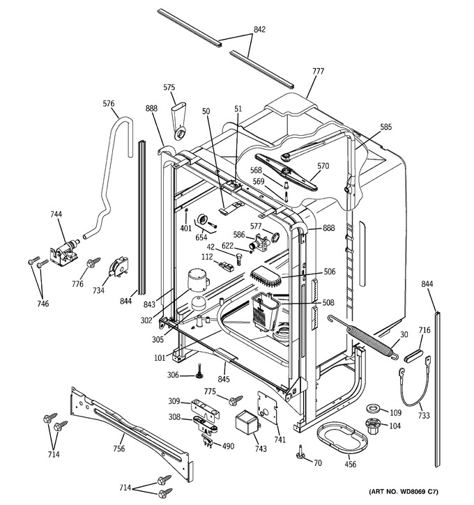 Diagram for PDW7300G00WW