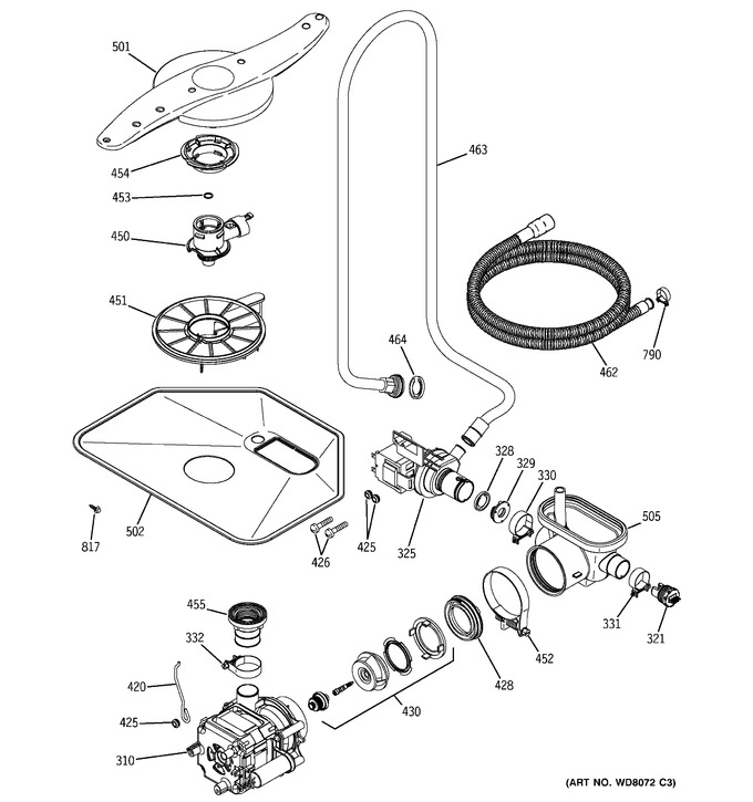 Diagram for PDW7700G00CC