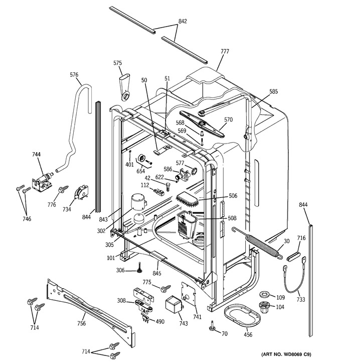 Diagram for PDW7800G00CC