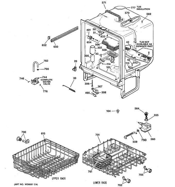 Diagram for GSC3230F00WW