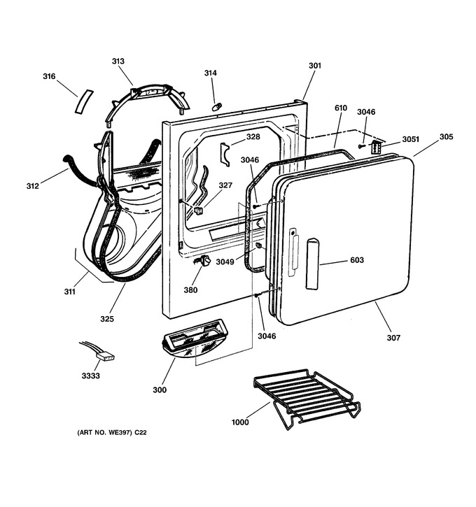 Diagram for DPSE592EA2WW