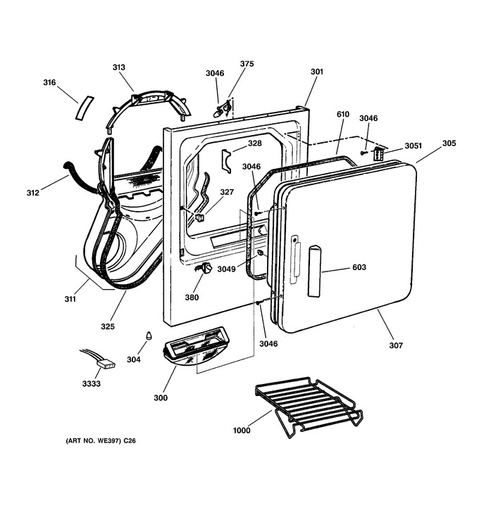 Diagram for DPSE592GA2WW