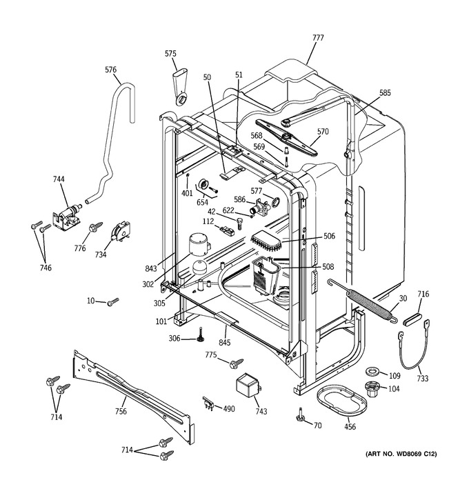 Diagram for GSD6200J00BB