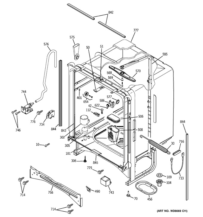 Diagram for GSD6860J00SS