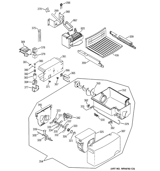 Diagram for ESS25XGMBWW