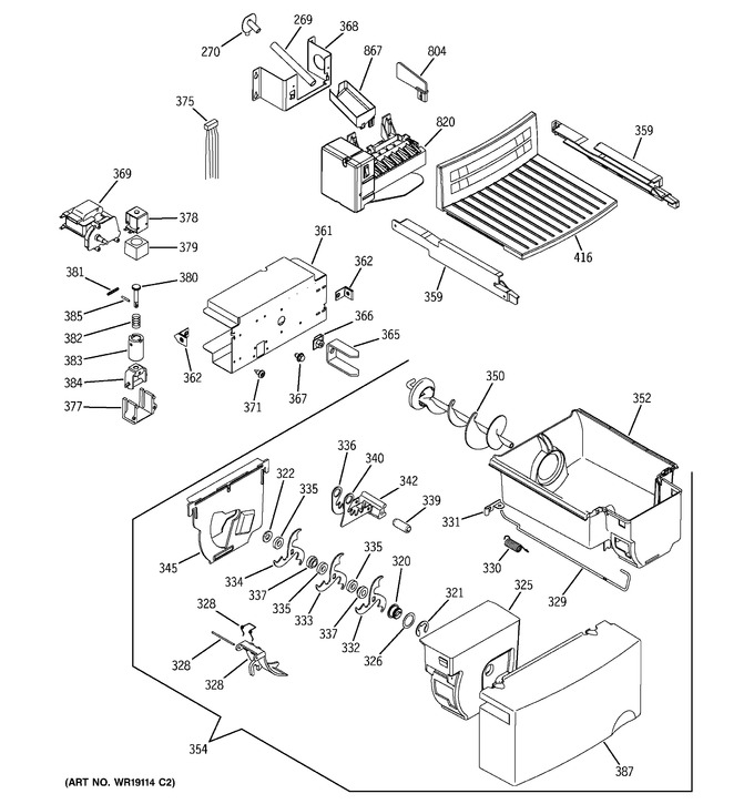 Diagram for ESS25XGMCCC