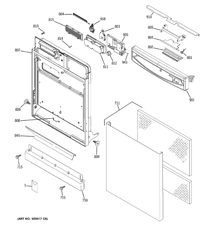 Diagram for EDW4000G02WW