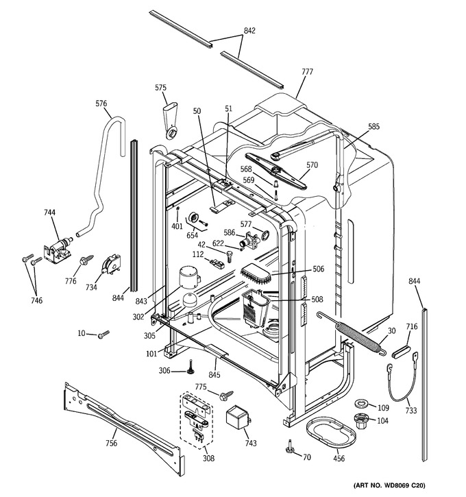 Diagram for GSD6600G02BB