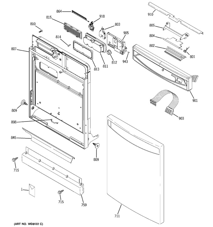 Diagram for PDW7800J01BB