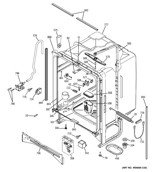 Diagram for PDW7800J01BB