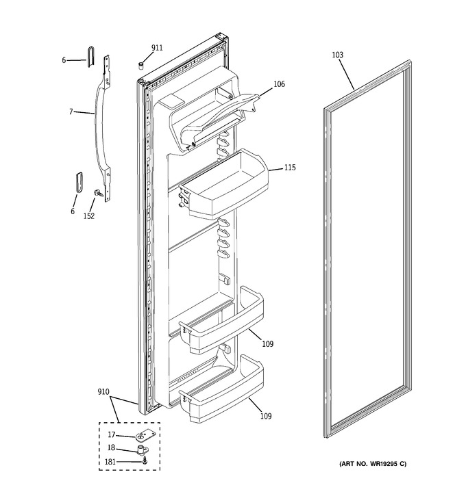 Diagram for HSS25GFPDWW