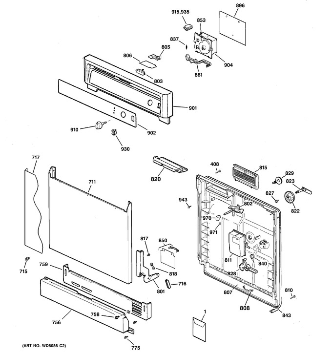 Diagram for GSD2000G02CC