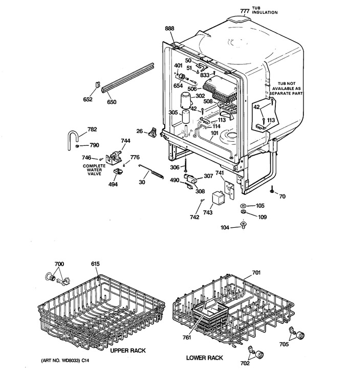 Diagram for GSD2000G02WW