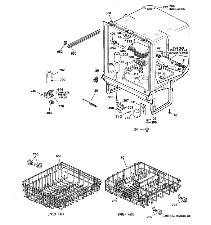 Diagram for GSD2200G02WW
