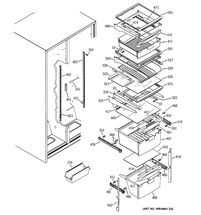 Diagram for ESL25XGRBBS