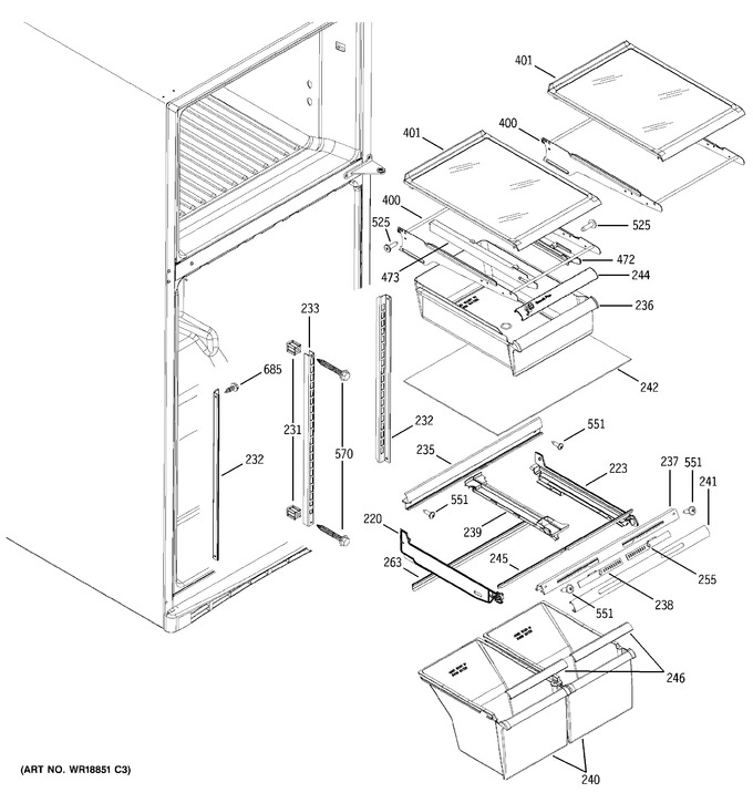 Diagram for GTH18KBRARBB