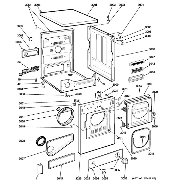Diagram for DSKP333EC0WH