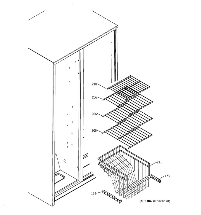 Diagram for RSG25IEMCFWW