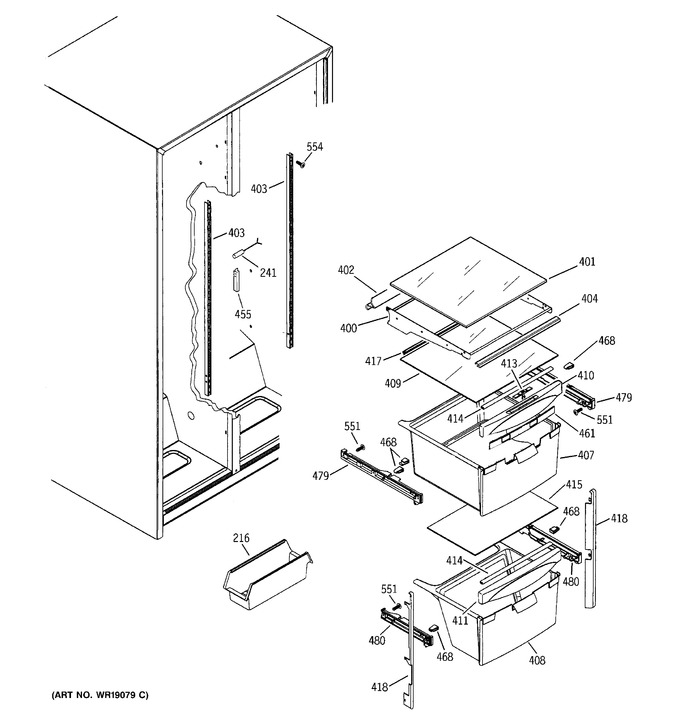 Diagram for RSG25IEMCFWW