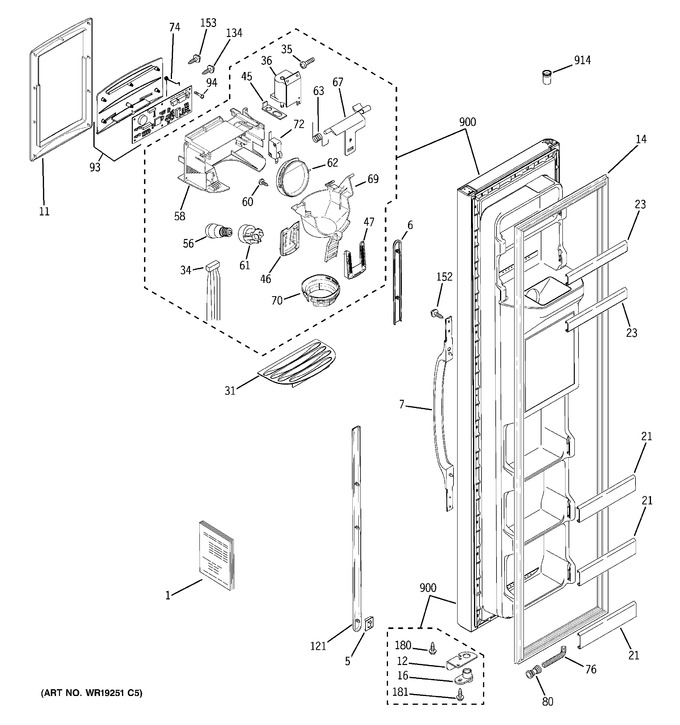 Diagram for GSA22KEPDFWW