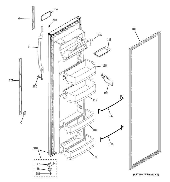 Diagram for GSA22KEPDFWW