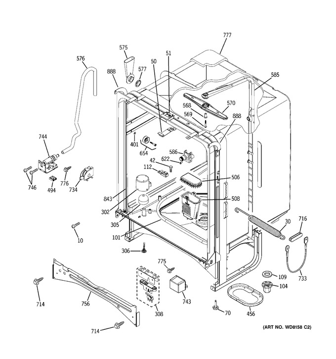 Diagram for GSD6100K00BB