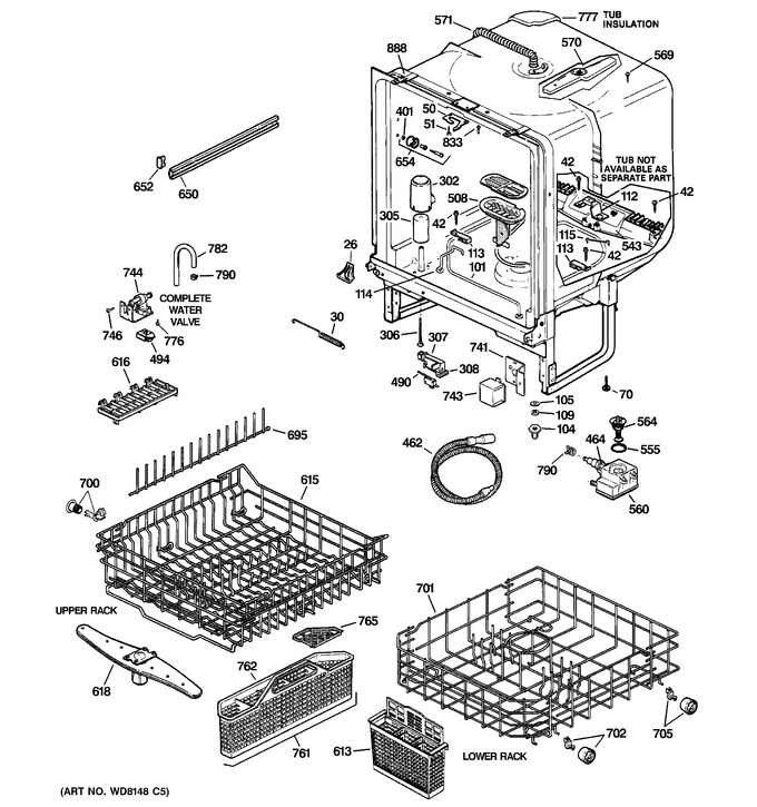 Diagram for EDW3000G03CC