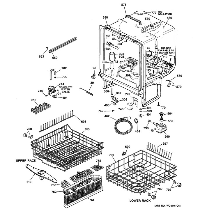 Diagram for GSD5600G03WW